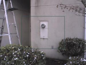 Infrared finds leakage in Stucco